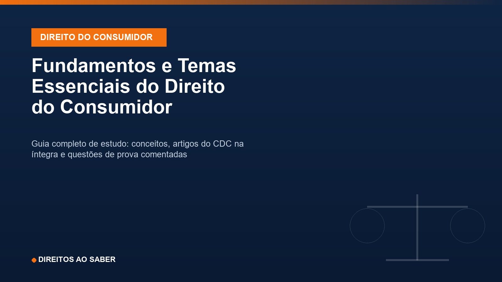 Capa do artigo Fundamentos e Temas Essenciais do Direito do Consumidor